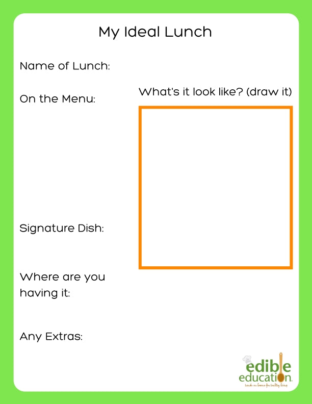 The Edible Education Group - Loving my Lunch, with Activity Book (41 Pages)