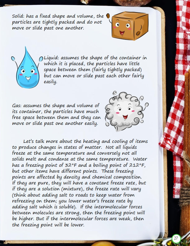 Edible Education Group - Kitchen Chemist - Chef's Ann Favorite Book (159 Pages)