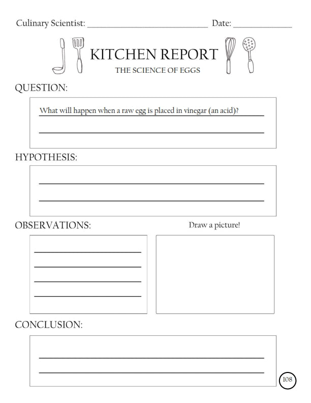 Edible Education Group - Kitchen Chemist - Chef's Ann Favorite Book (159 Pages)