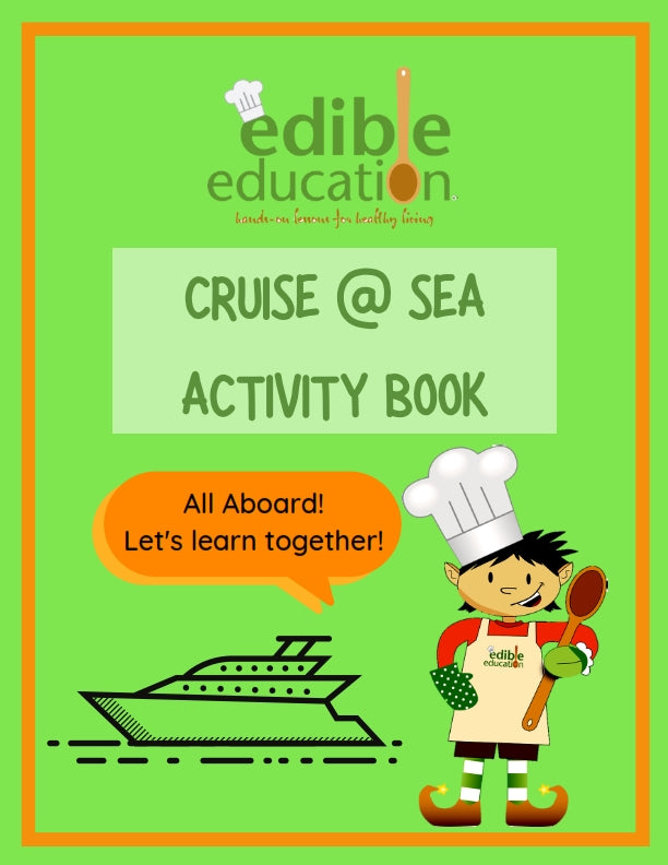 The Edible Education Group - Cruise at Sea, with Activity Book (45 Pages)