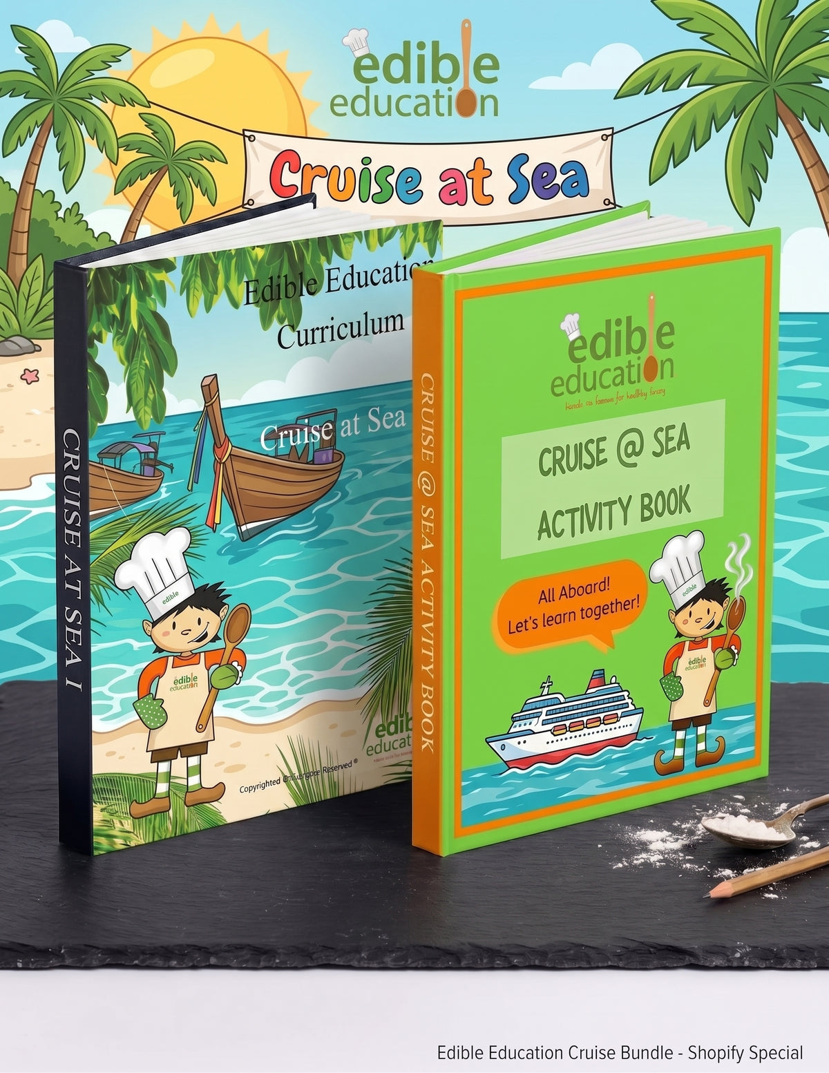 The Edible Education Group - Cruise at Sea, with Activity Book (45 Pages)