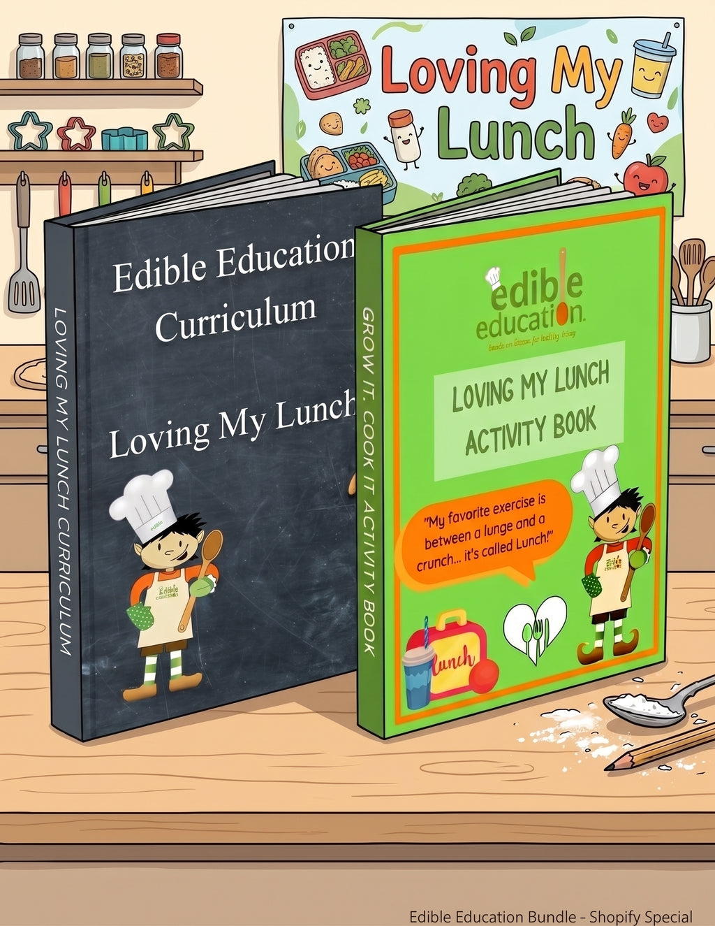 The Edible Education Group - Loving my Lunch, with Activity Book (41 Pages)