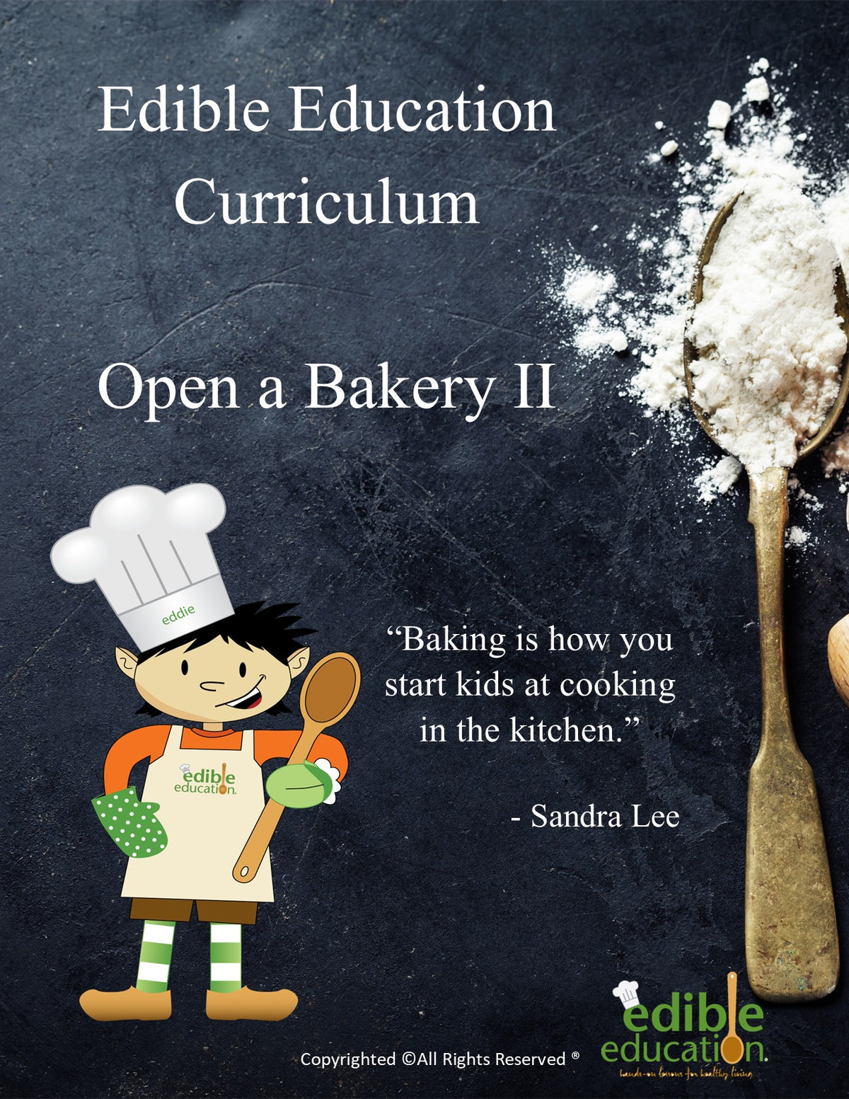 The Edible Education Group - Open a Bakery II, with activity Book (28 Pages)