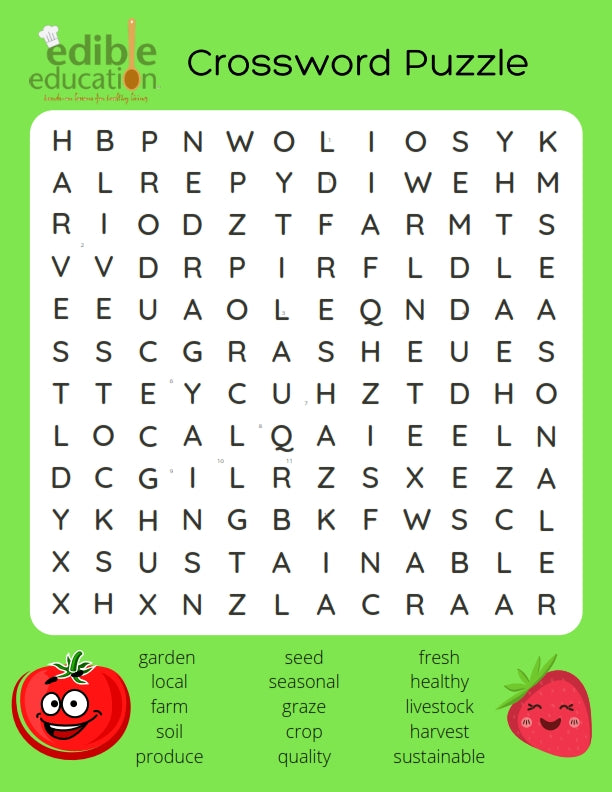 The Edible Education Group - Grow It, Cook it with Activity Book (39 Pages)
